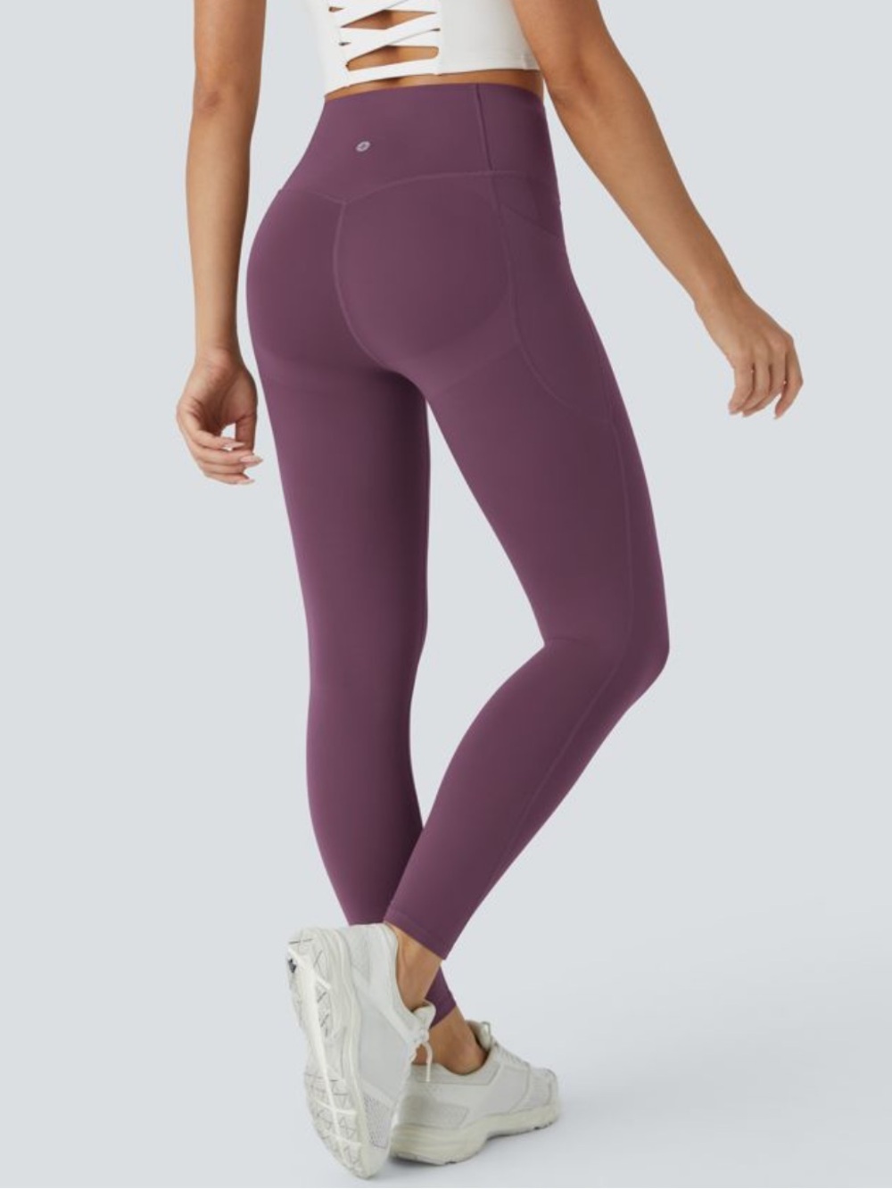 NWT Halara UltraSculpt Pocket Leggings Plum Purple Small - Picture 2 of 13